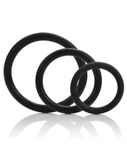 Load image into Gallery viewer, Tri-rings - Black