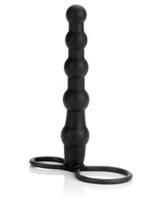 Load image into Gallery viewer, Love Rider Beaded Dual Penetrator - Black