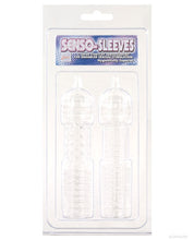 Load image into Gallery viewer, Senso Silicone Sleeves 2 Pack - Clear