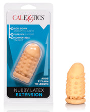 Load image into Gallery viewer, 3" Latex Extension Nubby - Ivory