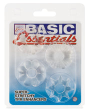 Load image into Gallery viewer, Basic Essentials Rings - Clear Set Of 4