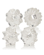 Load image into Gallery viewer, Basic Essentials Rings - Clear Set Of 4