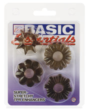 Load image into Gallery viewer, Basic Essentials Rings - Smoke Set Of 4