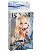 Load image into Gallery viewer, Bound By Diamonds Open Ring Gag