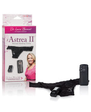 Load image into Gallery viewer, Dr. Laura Berman Intimate Basics Astrea Ii Remote Vibrating Thong Black O-s