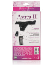 Load image into Gallery viewer, Dr. Laura Berman Intimate Basics Astrea Ii Remote Vibrating Thong Black O-s