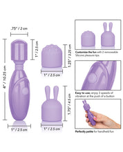 Load image into Gallery viewer, Dr. Laura Berman Olivia Rechargeable Mini Massager W-attachments
