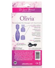Load image into Gallery viewer, Dr. Laura Berman Olivia Rechargeable Mini Massager W-attachments
