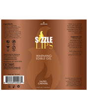 Load image into Gallery viewer, Sensuva Sizzle Lips Warming Gel - 4.2 Oz Salted Caramel