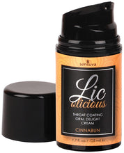 Load image into Gallery viewer, Lic O Licious Oral Delight Cream - 1.7 Oz Bottle Cinnabun
