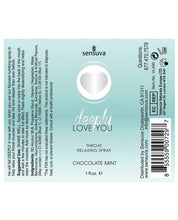 Load image into Gallery viewer, Deeply Love You Throat Relaxing Spray - 1 Oz Bottle Chocolate Mint