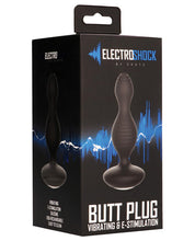 Load image into Gallery viewer, Shots Electroshock Vibrating Butt Plug - Black