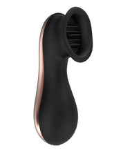 Load image into Gallery viewer, Shots Elegance Dreamy Oral Clitoral Stimulator - 10 Speed Black