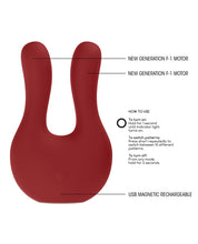 Load image into Gallery viewer, Shots Elegance Exceptional Clitoral Stimulator - 10 Function Red