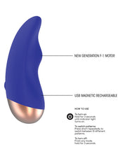 Load image into Gallery viewer, Shots Elegance Chic Clitoral Stimulator - 10 Function Blue