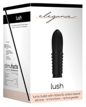 Load image into Gallery viewer, Shots Elegance Lush Rechargeable Bullet - 10 Funtion Black