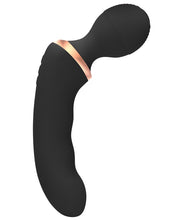 Load image into Gallery viewer, Shots Elegance Double Ended Rechargeable Dual Motor Vibrator-massager - Black