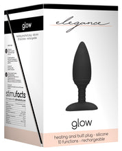 Load image into Gallery viewer, Shots Elegance Heating Rechargeable Butt Plug   - Black