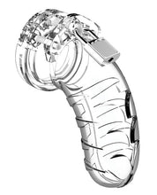 Load image into Gallery viewer, Shots Man Cage Chastity 4.5" Cock Cage Model 4 - Clear