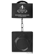 Load image into Gallery viewer, Shots Ouch Beginner Handcuffs - Black