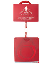 Load image into Gallery viewer, Shots Ouch Beginner Handcuffs - Red