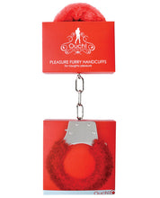 Load image into Gallery viewer, Shots Ouch Furry Pleasure Handcuffs - Red