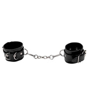 Load image into Gallery viewer, Shots Ouch Leather Cuffs - Black