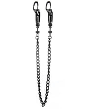 Load image into Gallery viewer, Shots Ouch Helix Nipple Clamps W-chain - Black