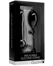 Load image into Gallery viewer, Shots Ouch Inflatable Silicone Dong - Black