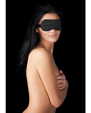 Load image into Gallery viewer, Shots Ouch Curvy Eye Mask - Black