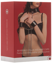 Load image into Gallery viewer, Shots Ouch Reversible Collar &amp; Wrist Cuffs - Red