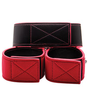 Load image into Gallery viewer, Shots Ouch Reversible Collar &amp; Wrist Cuffs - Red