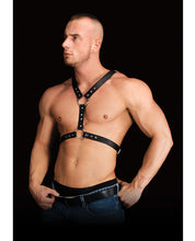 Load image into Gallery viewer, Shots Ouch Thanos Chest Centerpiece Body Harness - Black