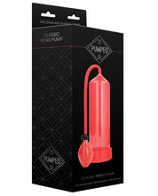 Load image into Gallery viewer, Shots Pumped Classic Penis Pump - Red