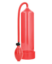 Load image into Gallery viewer, Shots Pumped Classic Penis Pump - Red