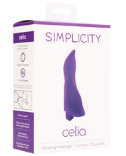 Load image into Gallery viewer, Shots Simplicity Celia Vibrating Massager - 10 Speeds Purple