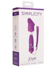 Load image into Gallery viewer, Shots Simplicity Joye Intense Vibrating Massager - Purple