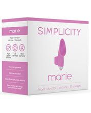 Load image into Gallery viewer, Shots Simplicity Marie Finger Vibrator - 10 Speed Pink