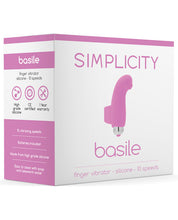 Load image into Gallery viewer, Shots Simplicity Basile Finger Vibrator - 10 Speed Pink