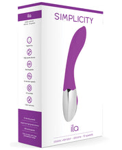 Load image into Gallery viewer, Shots Simplicity Ila Rechargeable Classic Vibrator - 10 Speed Purple