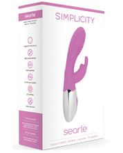Load image into Gallery viewer, Shots Simplicity Searle Rechargeable Classic Rabbit Vibrator - 10 Speed Pink