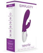 Load image into Gallery viewer, Shots Simplicity Searle Rechargeable Classic Rabbit Vibrator - 10 Speed Purple