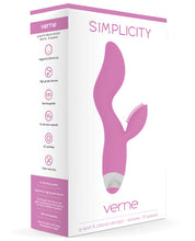 Load image into Gallery viewer, Shots Simplicity Verne Rechargeable Clitoral Vibrator - 10 Speed Pink