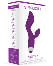 Load image into Gallery viewer, Shots Simplicity Verne Rechargeable Clitoral Vibrator - 10 Speed Purple