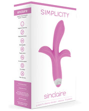 Load image into Gallery viewer, Shots Simplicity Sinclaire Rechargeable G Spot &amp; Clitoral Vibrator - 10 Speed Pink