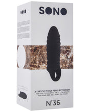 Load image into Gallery viewer, Shots Sono Stretchy Penis Extension #36 - Black