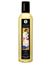 Load image into Gallery viewer, Shunga Massage Oil - 8 Oz Midnight Flower
