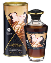 Load image into Gallery viewer, Shunga Warming Oil Creamy Love Latte - 3.5 Oz.