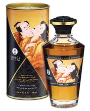 Load image into Gallery viewer, Shunga Warming Oil Caramel Kisses - 3.5 Oz.