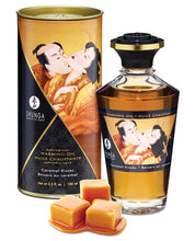 Load image into Gallery viewer, Shunga Warming Oil Caramel Kisses - 3.5 Oz.